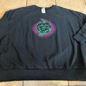 Disney Parks Evil Queen Women’s 1X Sweatshirt Pullover Poison Apple 2024